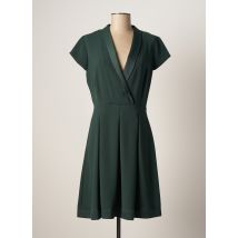QUEENIE - Robe mi-longue vert en polyester - Femme - Taille 36 - Modz