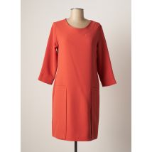 SASSIA - Robe mi-longue orange en polyester - Femme - Taille 36 - Modz