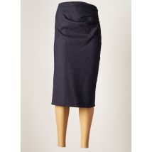 WEEKEND MAXMARA - Jupe mi-longue bleu en coton pour femme - Taille 36 - Modz