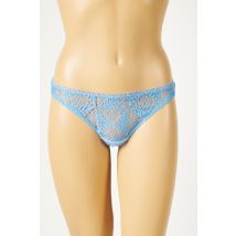 PRINCESSE TAM-TAM - Tanga bleu en polyamide - Femme - Taille 36 - Modz