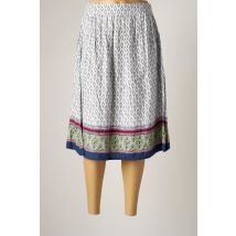 WEIRD FISH - Jupe mi-longue bleu en viscose - Femme - Taille 36 - Modz
