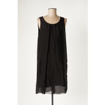 B.YU - Robe mi-longue noir en viscose - Femme - Taille 36 - Modz