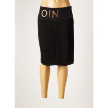 NÜ - Jupe mi-longue noir en viscose - Femme - Taille 40 - Modz