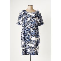 FRANSA - Robe mi-longue bleu en polyester pour femme - Taille 36 - Modz