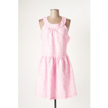 MISSING JOHNNY - Robe mi-longue rose en polyester - Femme - Taille 42 - Modz