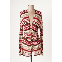 PENNYBLACK - Gilet manches longues rouge en viscose - Femme - Taille 38 - Modz