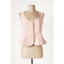 MYRINE ANTWERP - Gilet sans manche rose en coton - Femme - Taille 36 - Modz