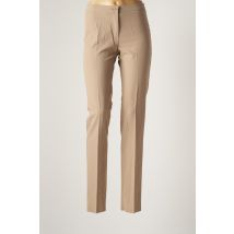 DIANA GALLESI - Pantalon slim marron en polyester - Femme - Taille 36 - Modz