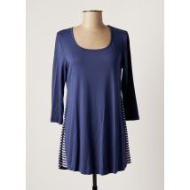 MYRINE ANTWERP - Tunique manches longues bleu en viscose - Femme - Taille 36 - Modz