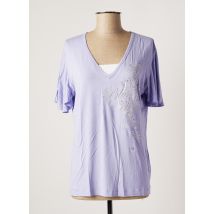 CPM - T-shirt violet en viscose - Femme - Taille 40 - Modz