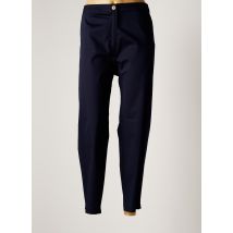 ANNE KELLY - Pantalon droit bleu en coton - Femme - Taille 52 - Modz