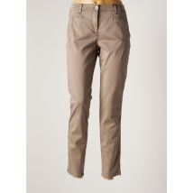 TAIFUN - Pantalon slim gris en lyocell - Femme - Taille 40 - Modz
