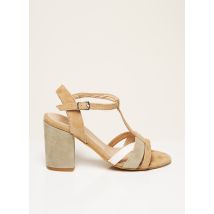 REQINS - Sandales/Nu pieds beige en autre matiere - Femme - Taille 36 - Modz