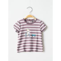 ELLE EST OU LA MER - T-shirt violet en coton - Fille - Taille TU - Modz
