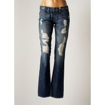 HA-67 - Jeans bootcut bleu en coton - Femme - Taille W28 - Modz