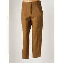 LAURENCE DOLIGE - Pantalon 7/8 vert en lin - Femme - Taille 38 - Modz