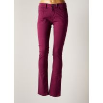 FREEGUN - Pantalon slim violet en coton pour femme - Taille 36 - Modz