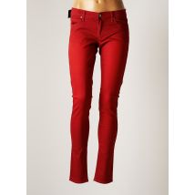 CHEAP MONDAY - Pantalon slim rouge en coton - Femme - Taille TU - Modz