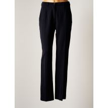 SYM - Pantalon droit bleu en polyester - Femme - Taille 38 - Modz