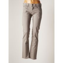 GAS - Pantalon slim gris en coton - Femme - Taille TU - Modz