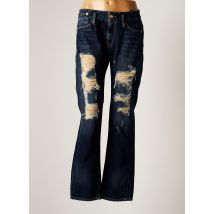 ED HARDY - Jeans coupe droite bleu en coton - Femme - Taille W25 - Modz