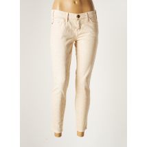 CURRENTE/ELLIOTT - Pantalon slim beige en coton - Femme - Taille W28 - Modz
