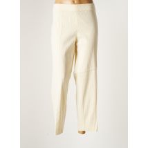 SYM - Pantalon droit jaune en coton - Femme - Taille 48 - Modz