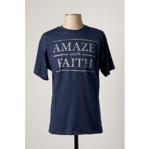 KATZ OUTFITTER - T-shirt bleu en coton pour homme - Taille L - Modz