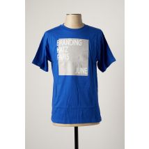 KATZ OUTFITTER - T-shirt bleu en coton - Homme - Taille M - Modz