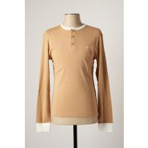 KATZ OUTFITTER - T-shirt beige en coton pour homme - Taille 3XL - Modz