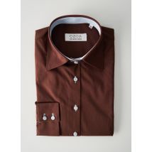 OZOA - Chemisier marron en coton - Femme - Taille 36 - Modz