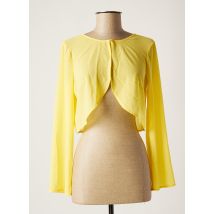 NINATI - Gilet manches longues jaune en polyester pour femme - Taille 32 - Modz