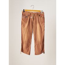BOUCHE A BOUCHE - Pantacourt marron en coton - Femme - Taille W26 - Modz