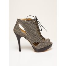 STUART WEITZMAN - Sandales/Nu pieds noir en textile - Femme - Taille 39 - Modz