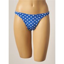 ANASTACIA - Bas de maillot de bain bleu en polyamide - Femme - Taille 38 - Modz