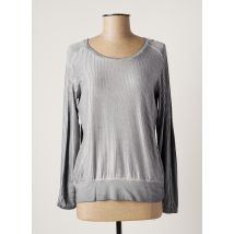 MERI & ESCA - T-shirt gris en viscose pour femme - Taille 40 - Modz