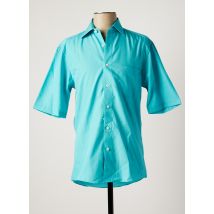 CASAMODA - Chemise manches courtes bleu en coton - Homme - Taille S - Modz