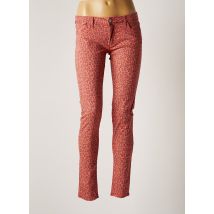 LE TEMPS DES CERISES - Pantalon slim rose en coton - Femme - Taille W28 - Modz