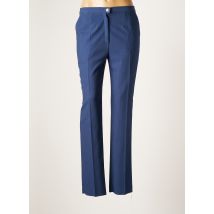 KARTING - Pantalon droit bleu en polyester - Femme - Taille 38 - Modz