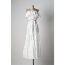 INDEE - Robe longue blanc en coton - Femme - Taille 34 - Modz