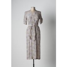 SOEUR - Robe longue beige en viscose - Femme - Taille 38 - Modz