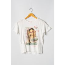 TEDDY SMITH - T-shirt blanc en polyester - Fille - Taille TU - Modz