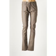 APRIL - Pantalon droit gris en coton - Femme - Taille W26 - Modz