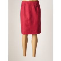 CHRISTINE LAURE - Jupe mi-longue rouge en polyester - Femme - Taille 38 - Modz