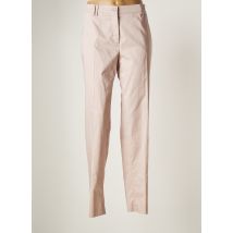 JEAN DELFIN - Pantalon chino rose en coton - Femme - Taille 48 - Modz