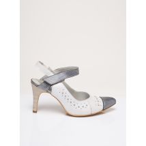 UN TOUR EN VILLE - Escarpins gris en cuir - Femme - Taille 36 - Modz