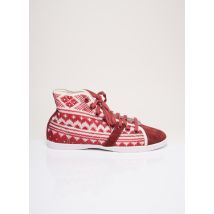 SCHMID - Baskets rouge en cuir - Femme - Taille 37 - Modz