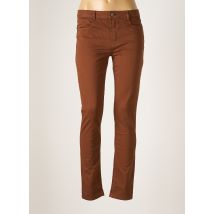 LE PETIT BAIGNEUR - Pantalon slim marron en coton pour femme - Taille 44 - Modz