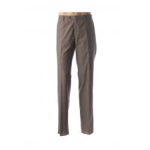 ERMENEGILDO ZEGNA - Pantalon droit beige en laine - Homme - Taille 50 - Modz