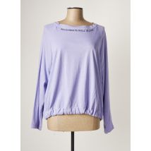 PLEASE - T-shirt violet en coton pour femme - Taille 38 - Modz